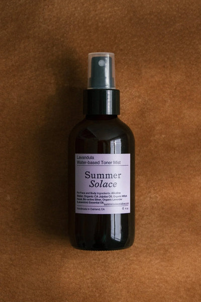 Summer Solace Tallow Lavender & White Lotus Toner – Organic Floral Mist | 4 oz (New Formula) - Image 2