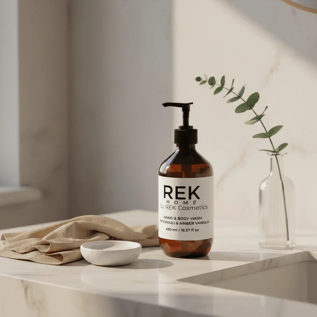 REK Cosmetics Patchouli & Amber Vanilla Hand & Body Wash