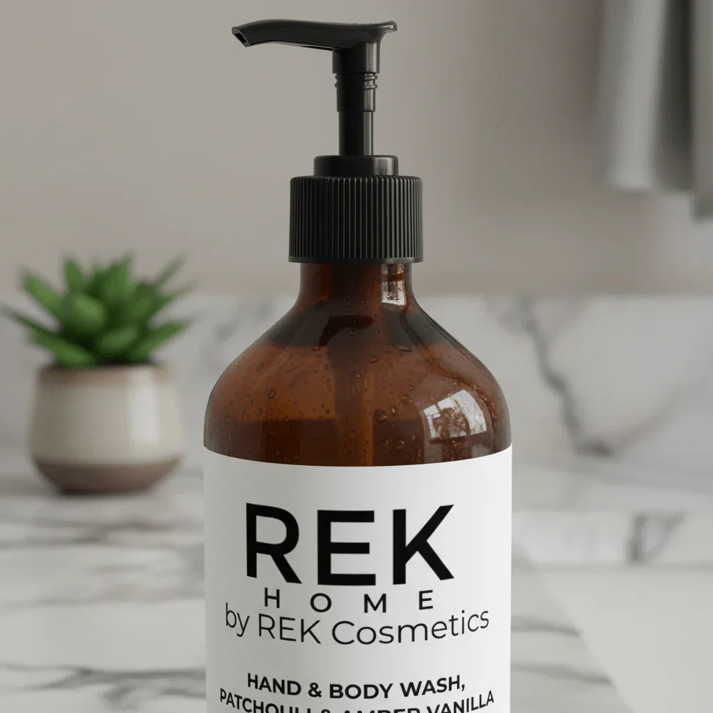 REK Cosmetics Patchouli & Amber Vanilla Hand & Body Wash