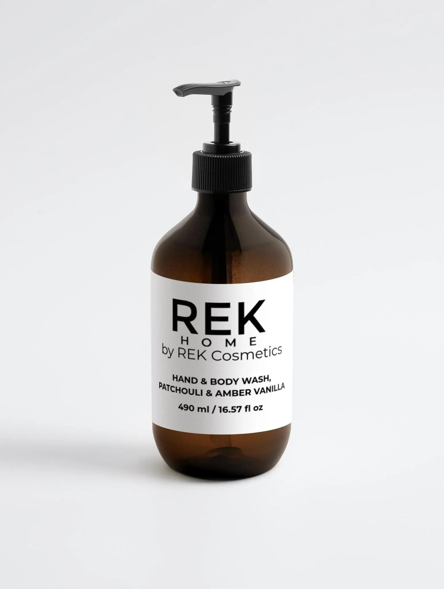 REK Cosmetics Patchouli & Amber Vanilla Hand & Body Wash