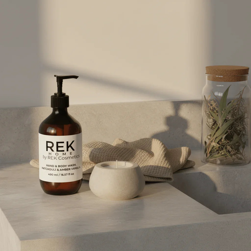REK Cosmetics Patchouli & Amber Vanilla Hand & Body Wash