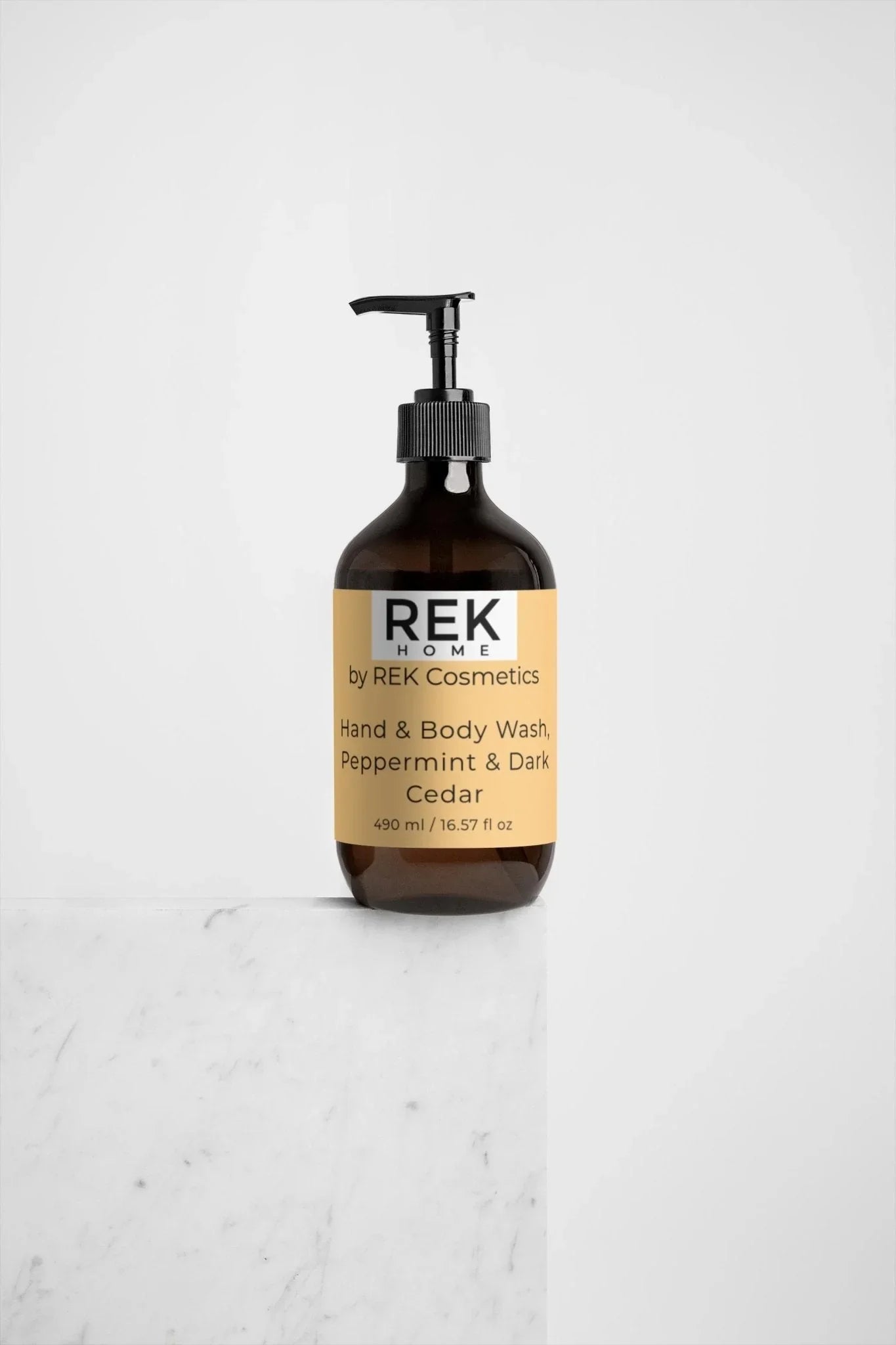 REK Cosmetics Peppermint & Dark Cedar Hand & Body Wash