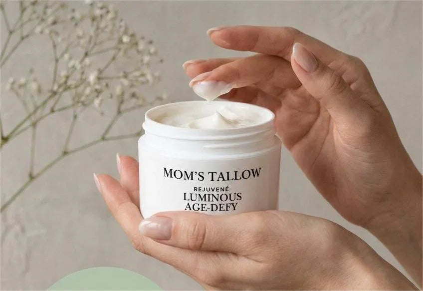 Mom’s Tallow Advanced Rejuvené Luminous Age-Defy Face/Neck Cream: Featuring Matrixyl® 3000 (+ Free 4oz Deep Firming Serum)