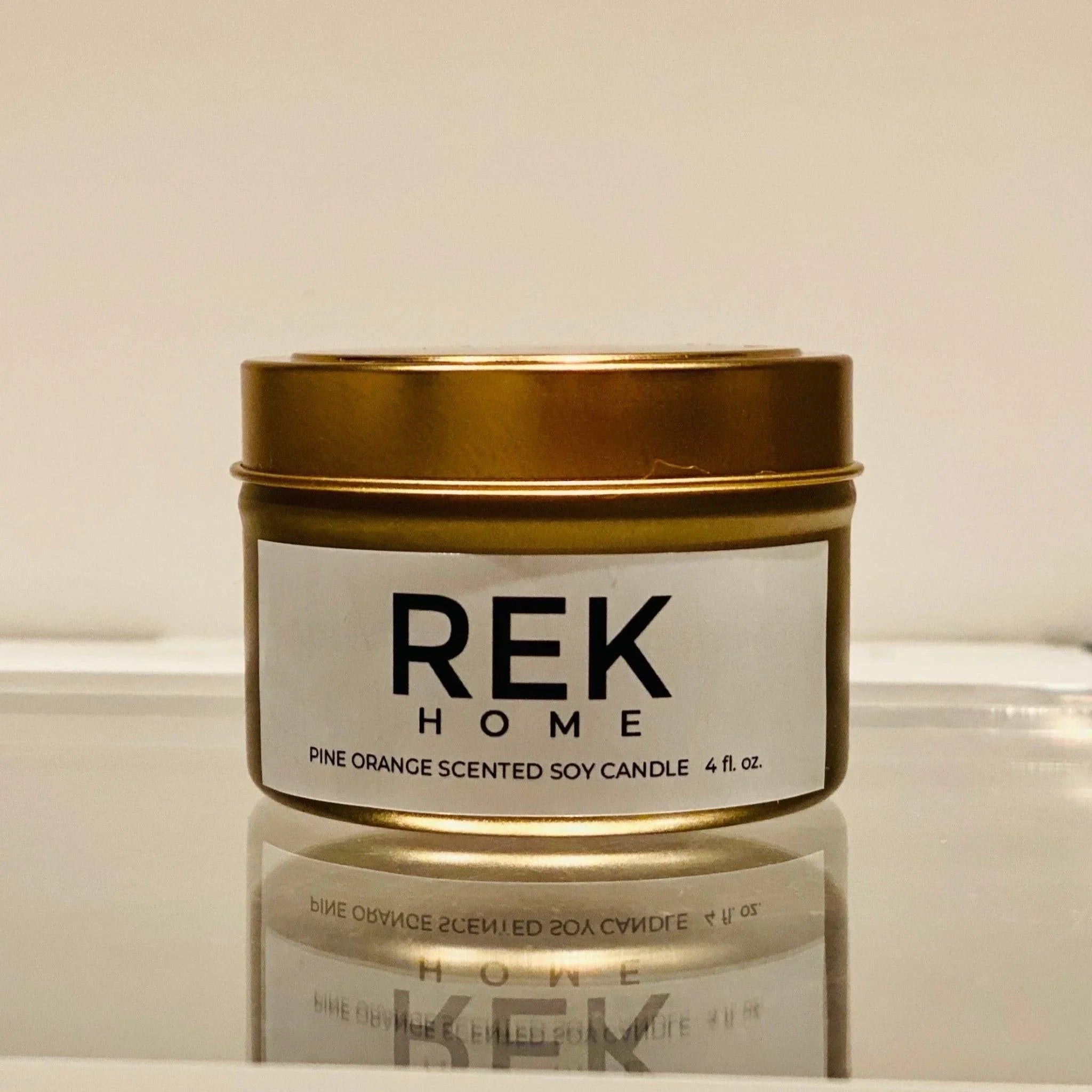 REK Cosmetics Pine Orange Soy Candle