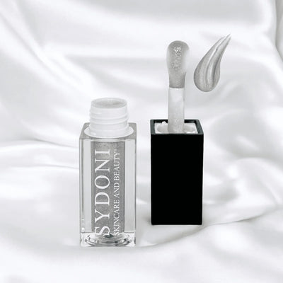 Sydoni PLATINUM LIP OIL-SILVER SHIMMER with JOJOBA AND SUNFLOWER OILS - Image 1
