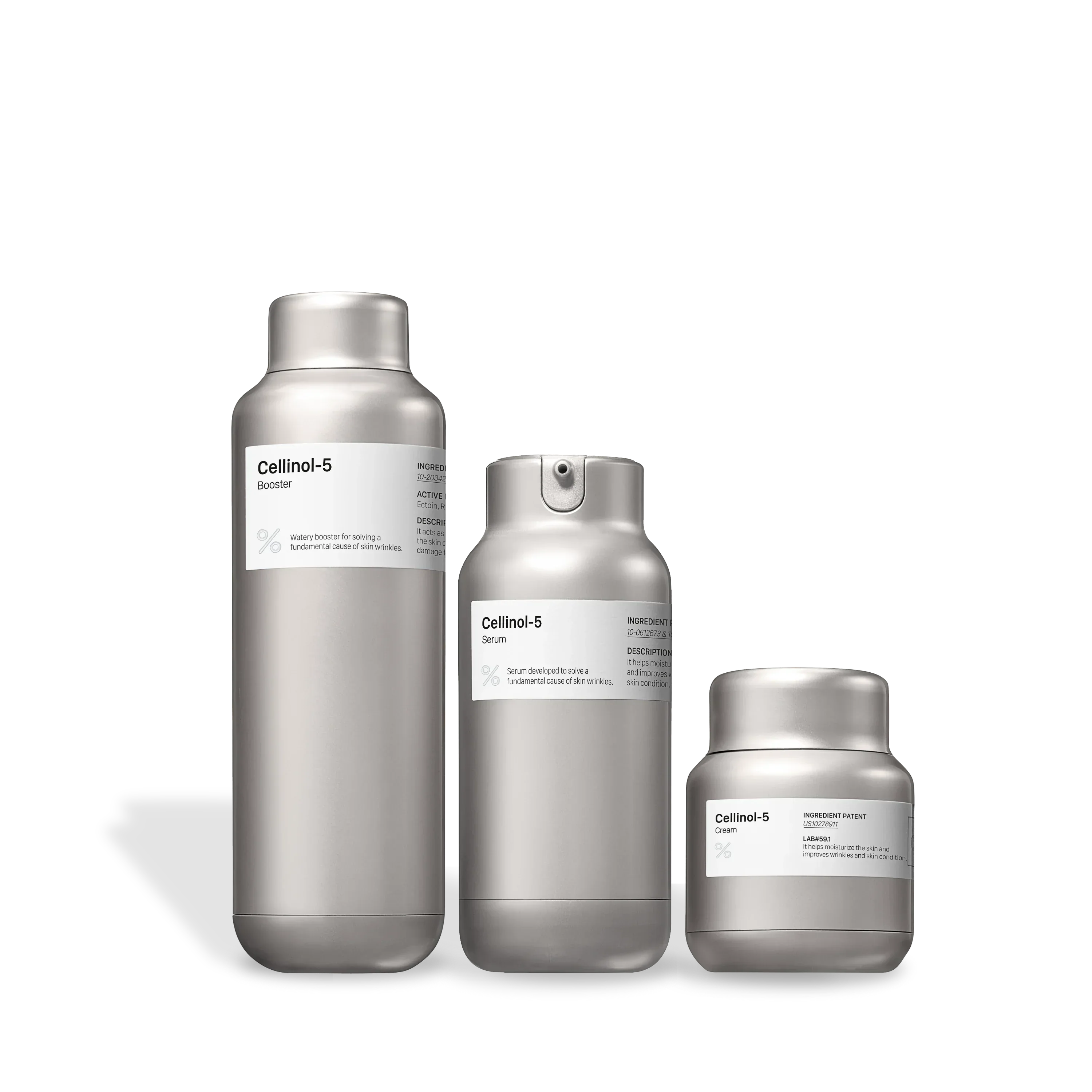 PERCENT SCIENCE Cellinol-5 Anti-Aging Trio Set