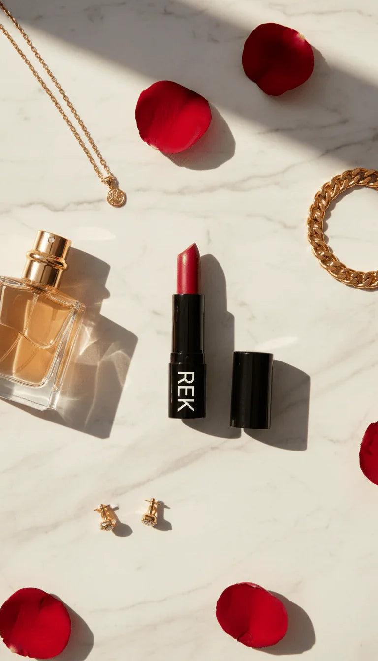REK Cosmetics REK Matte Lipstick — Luxury Clean, Long-Lasting Vegan Formula