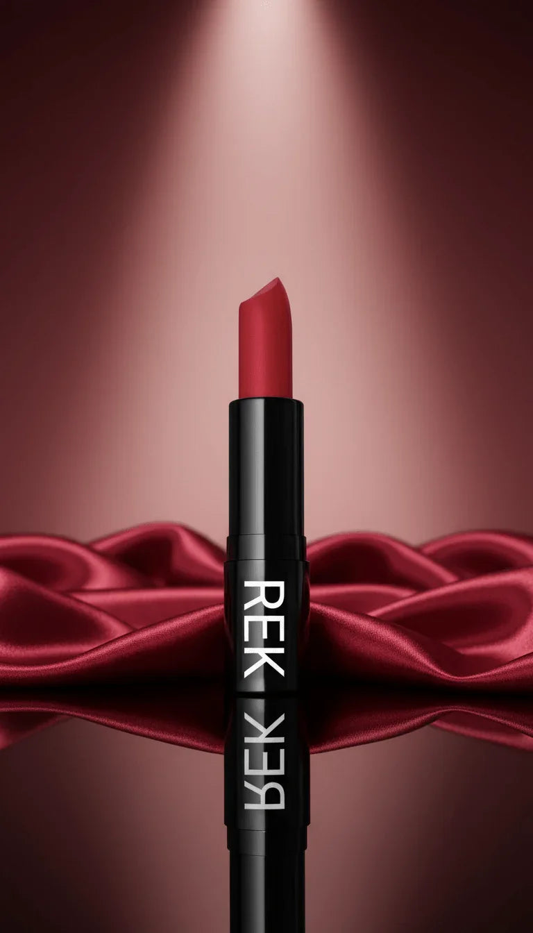 REK Cosmetics REK Matte Lipstick — Luxury Clean, Long-Lasting Vegan Formula