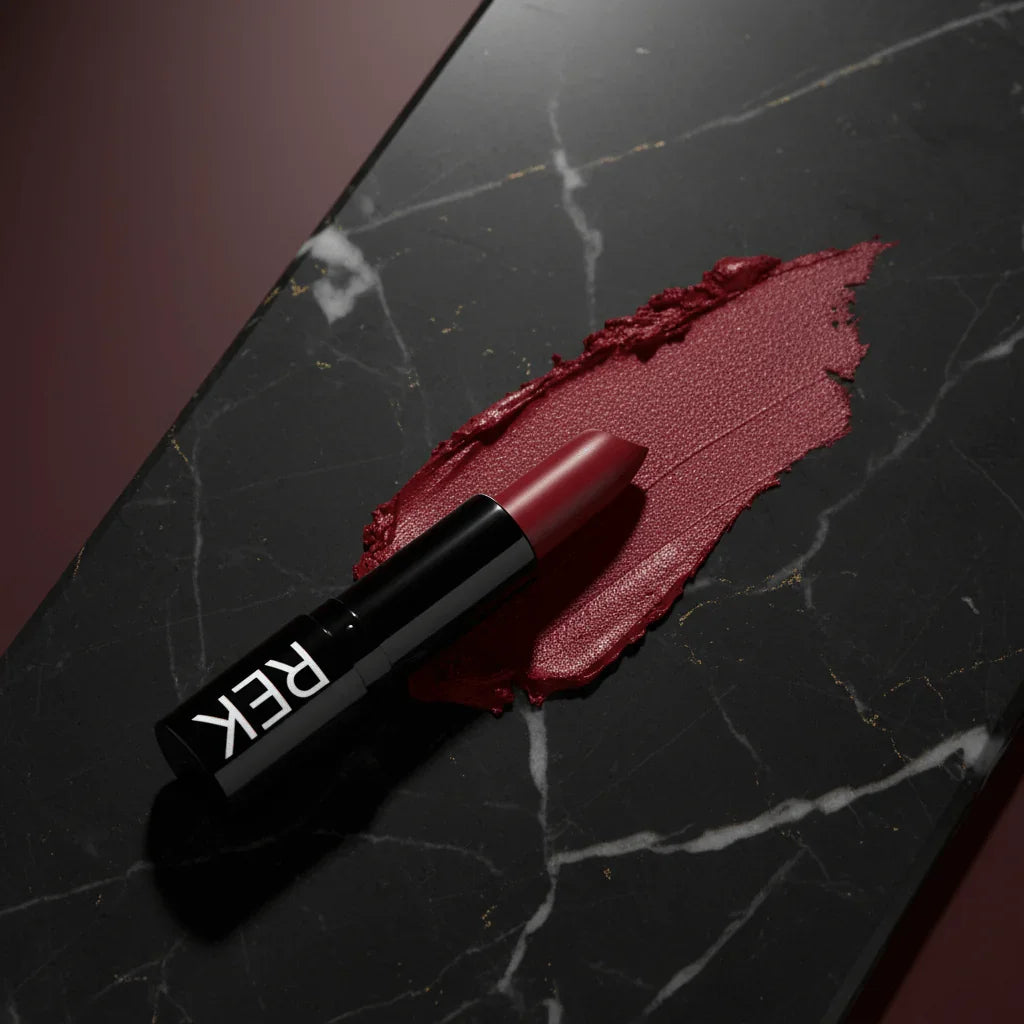 REK Cosmetics REK Matte Lipstick — Luxury Clean, Long-Lasting Vegan Formula
