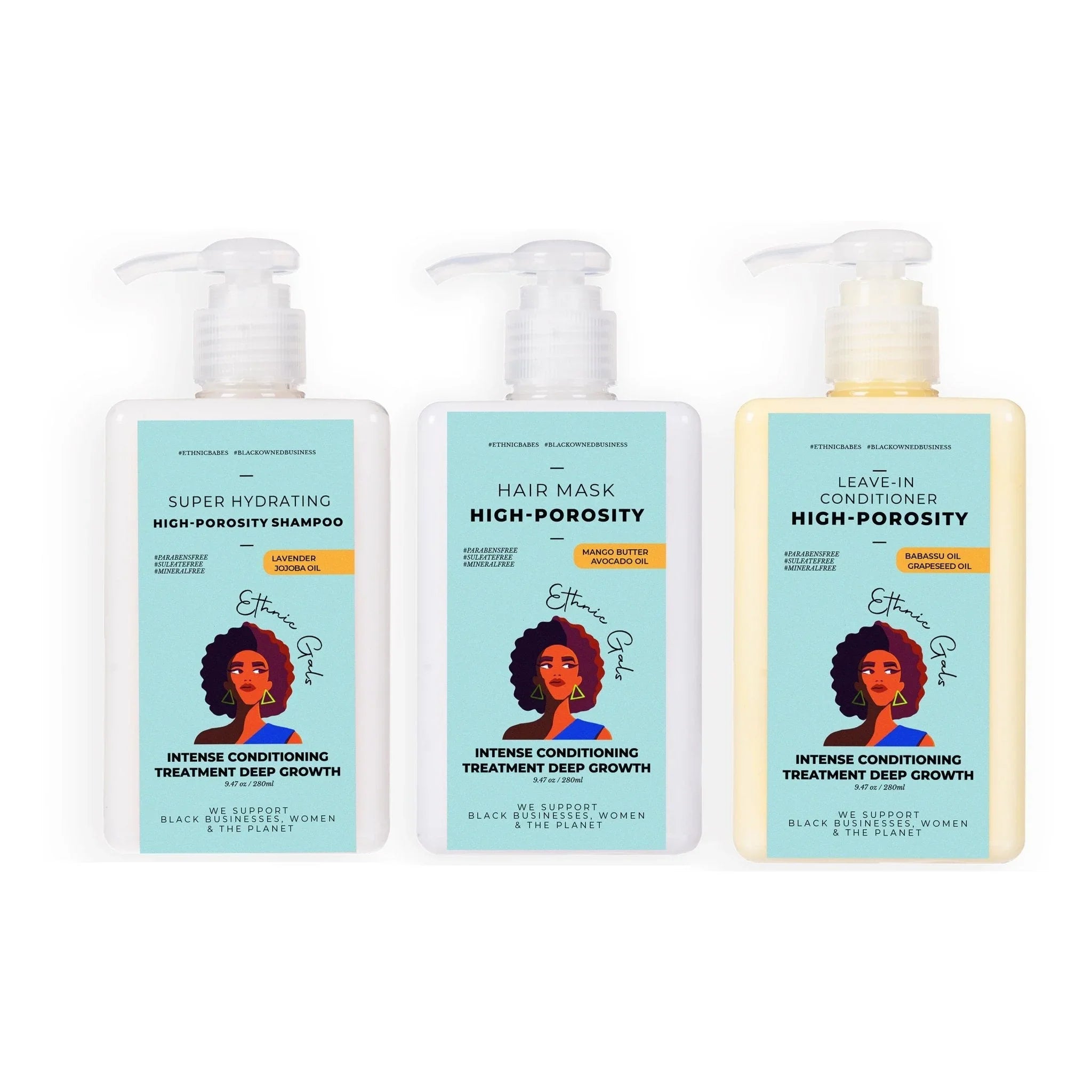 Ethnic Gals High Porosity Growth & Moisture Essentials