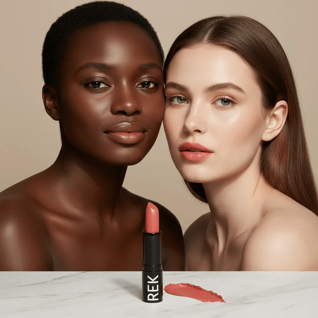 REK Cosmetics REK Matte Lipstick — Luxury Clean, Long-Lasting Vegan Formula
