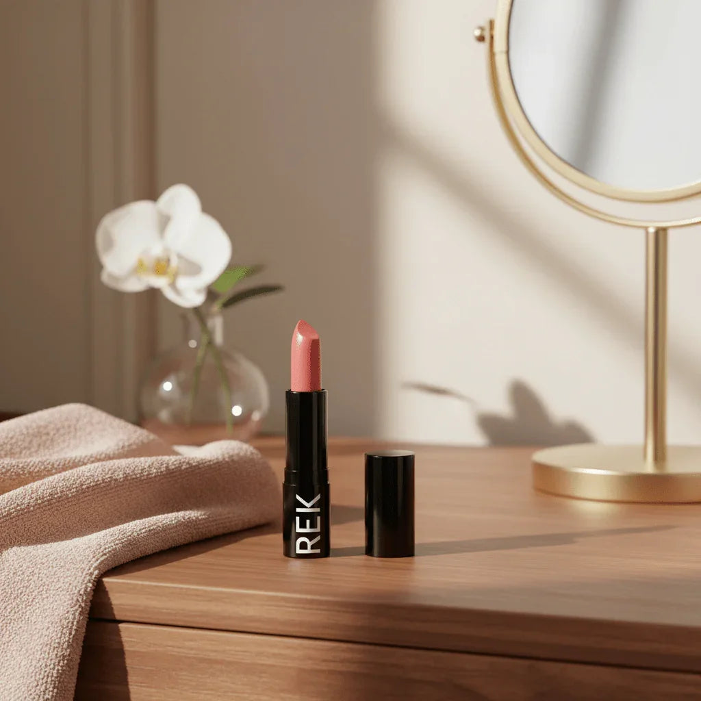 REK Cosmetics REK Matte Lipstick — Luxury Clean, Long-Lasting Vegan Formula