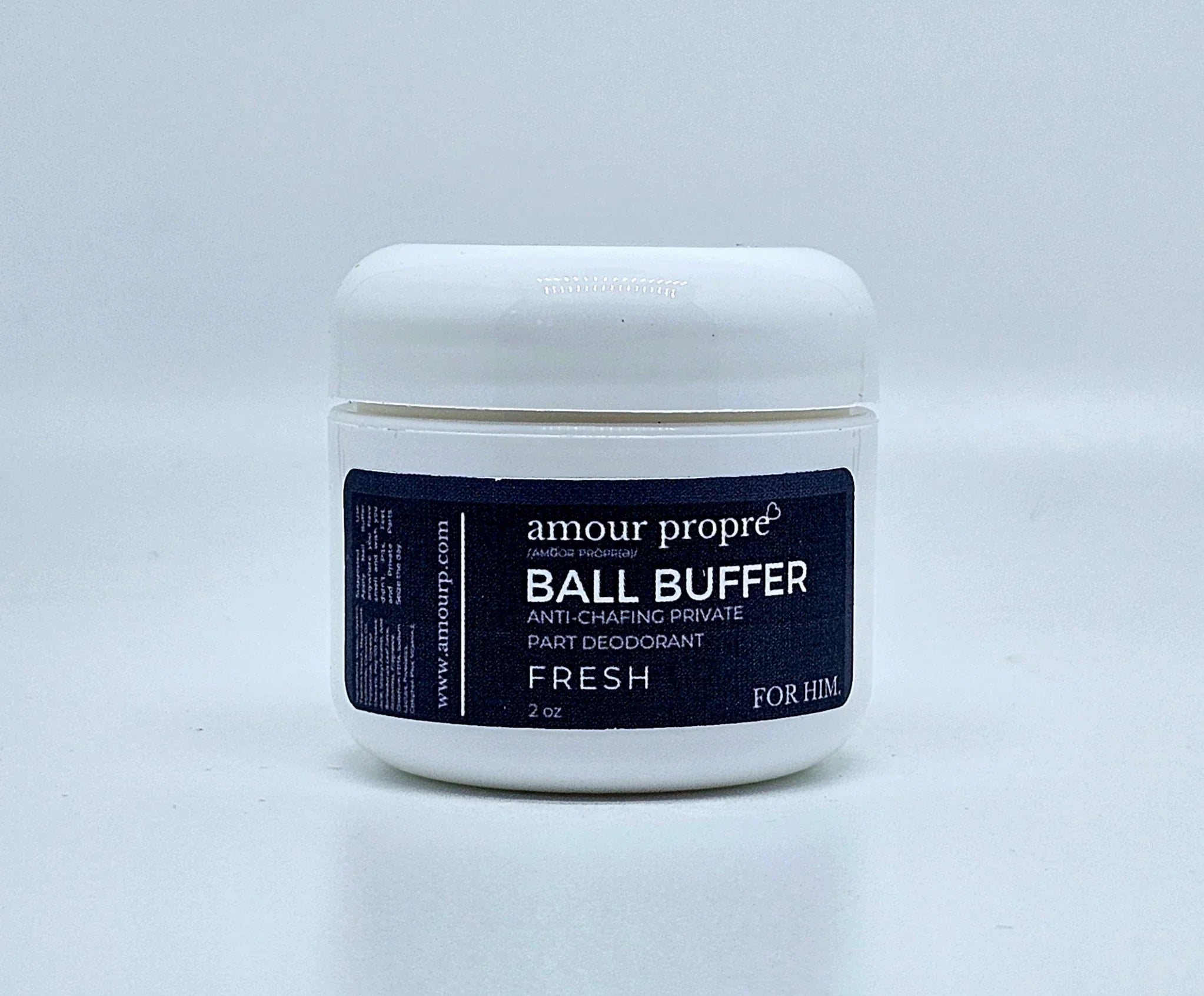 Amour Propre® Ball Buffer: FOR HIM. Private part deodorant