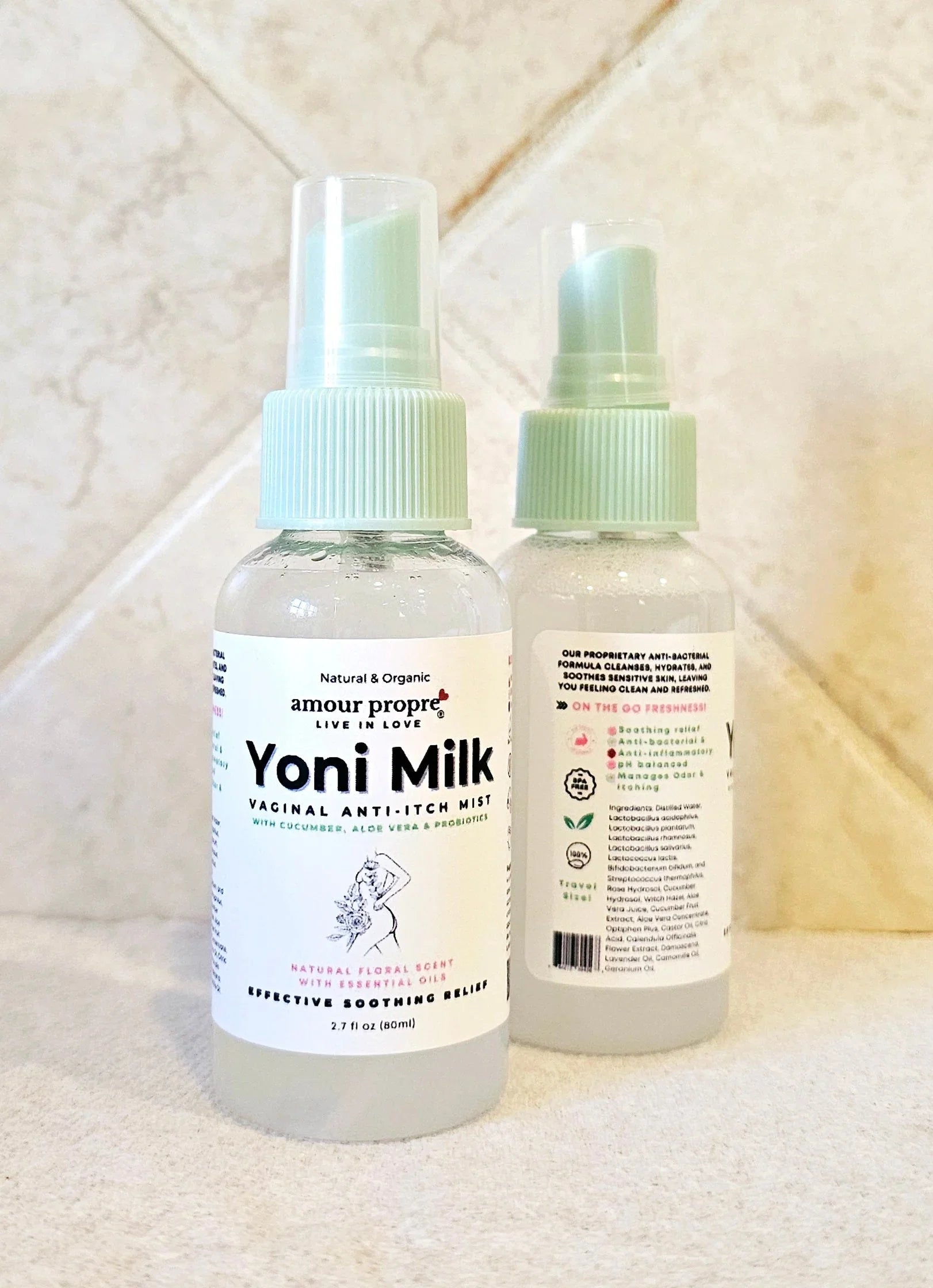 Amour Propre® Yoni Milk - Vaginal Anti-Itch Mist with Probiotics