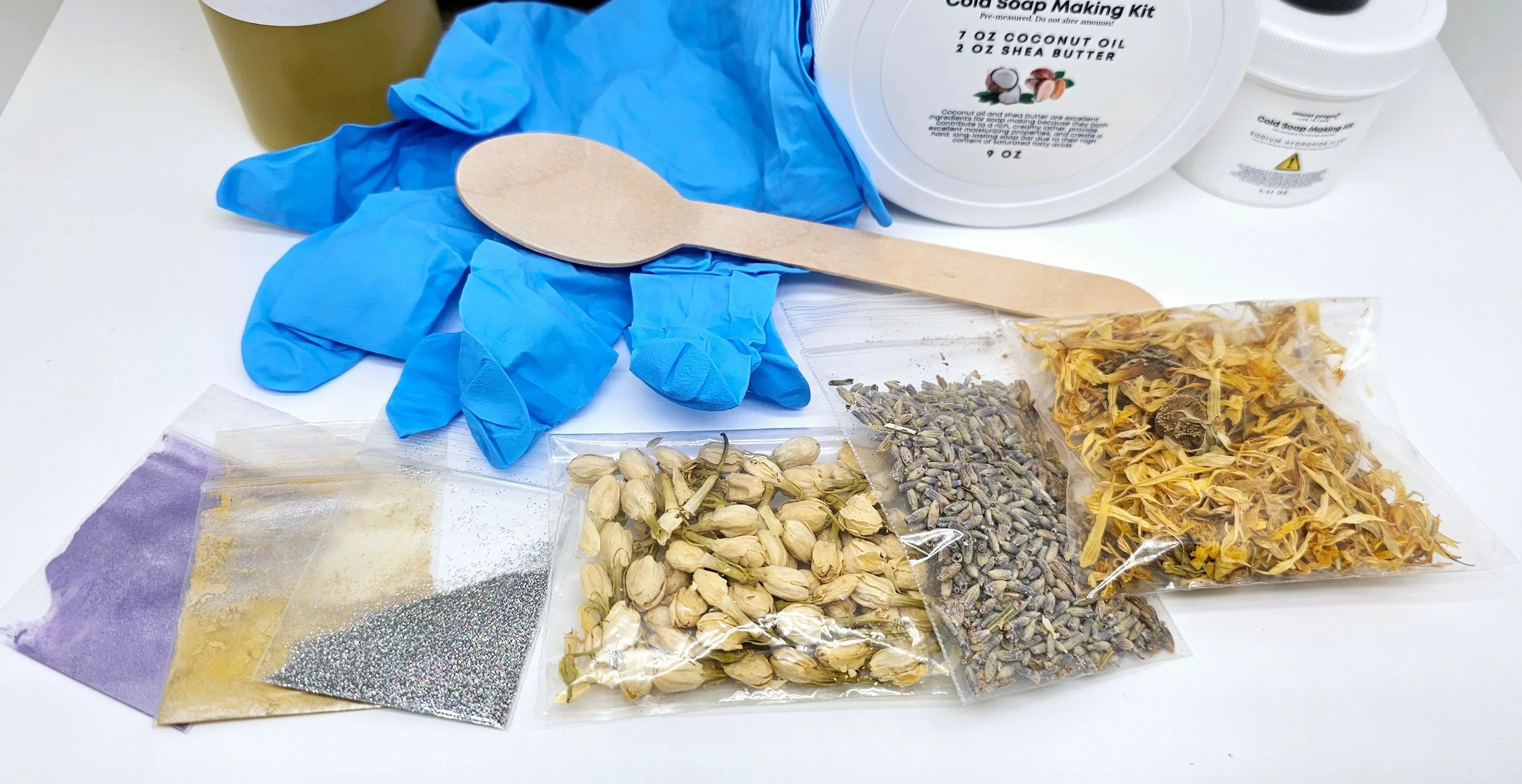 Amour Propre® Amour Propre Cold Process Soap Making Kit | Create Your Own Luxurious Botanical Soap Bars!