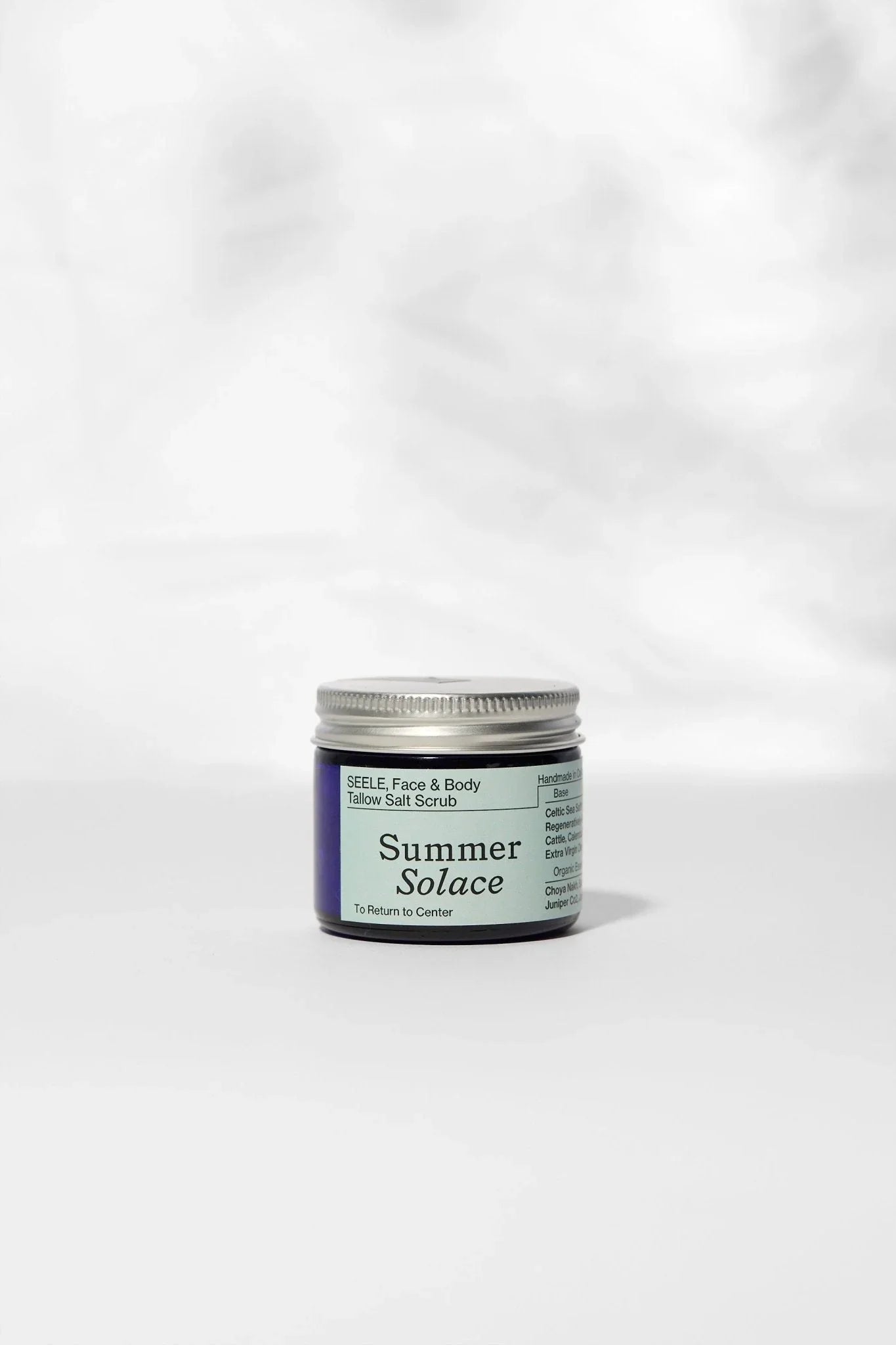 Summer Solace Tallow SEELE – Exfoliating Sea Salt Scrub | Celtic Salt®, Choya Nākh, Sage & Coriander