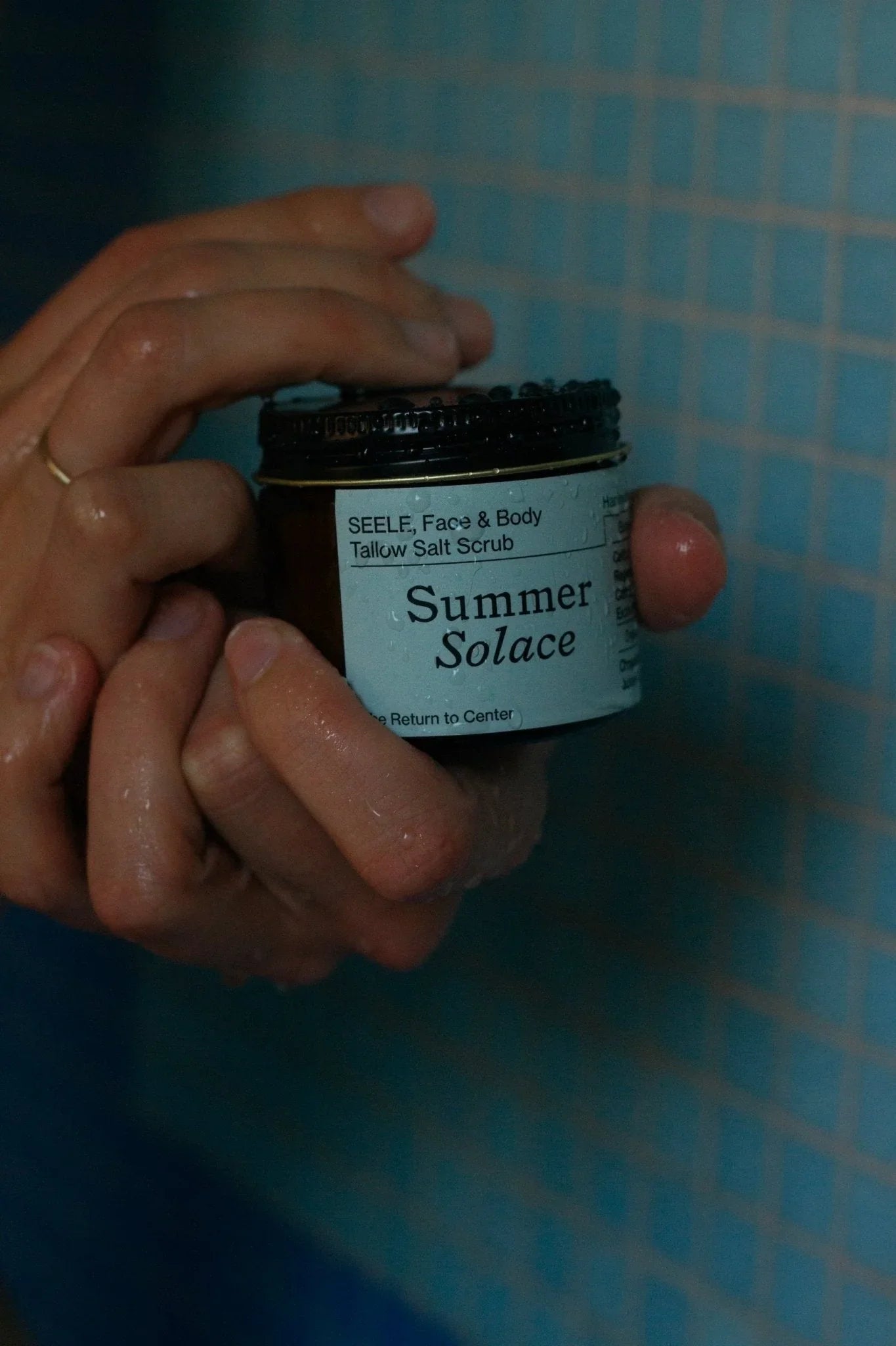 Summer Solace Tallow SEELE – Exfoliating Sea Salt Scrub | Celtic Salt®, Choya Nākh, Sage & Coriander