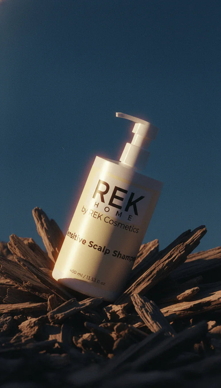 REK Cosmetics Sensitive Scalp Shampoo – Gentle, Nourishing Formula