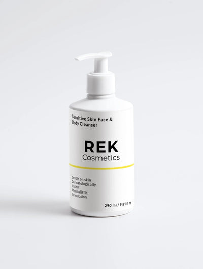 REK Cosmetics Sensitive Skin Face & Body Cleanser - Image 1