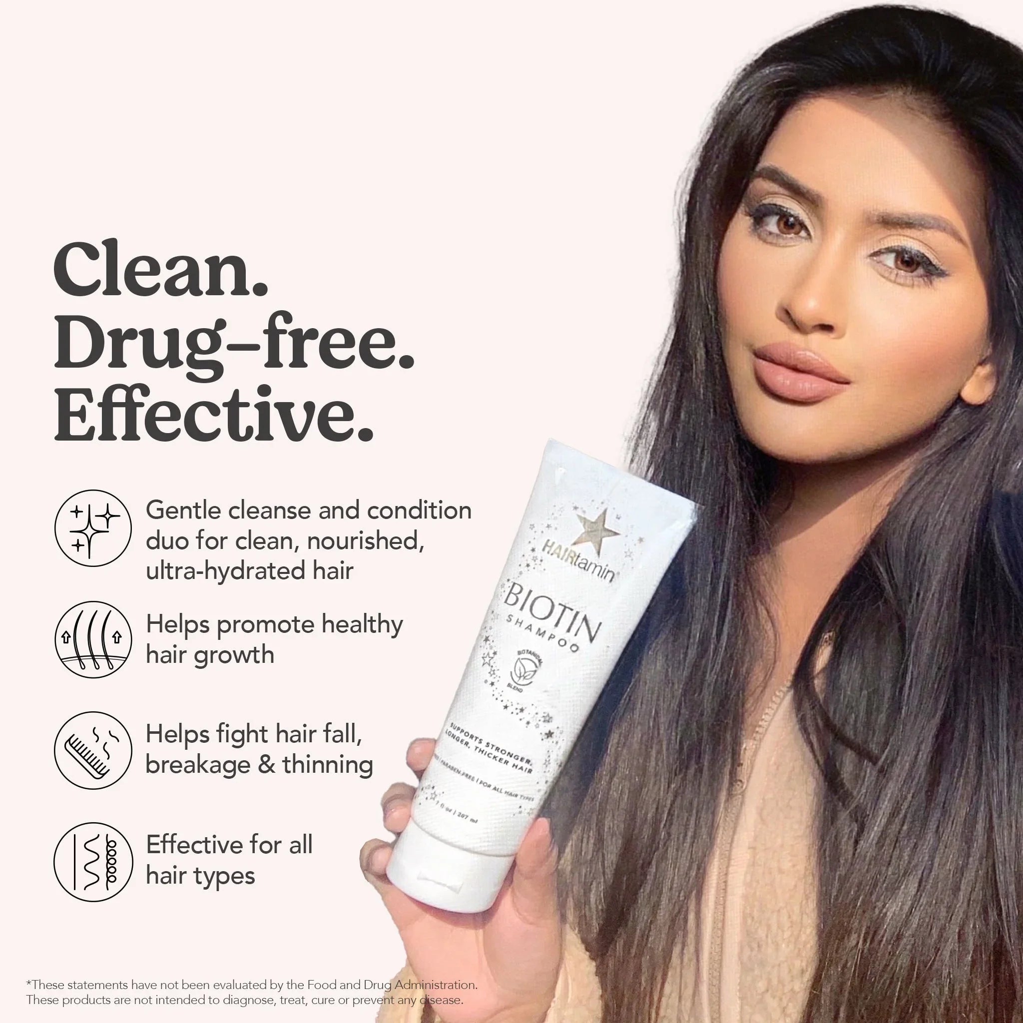 HAIRtamin Biotin & Botanicals Shampoo & Conditioner