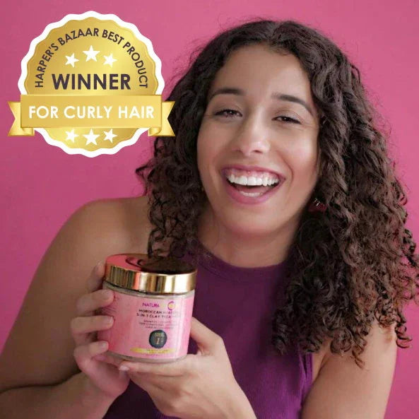 Naturalicious Step 1: Moroccan Rhassoul 5-in-1 Clay Treatment (For Loose Curls)