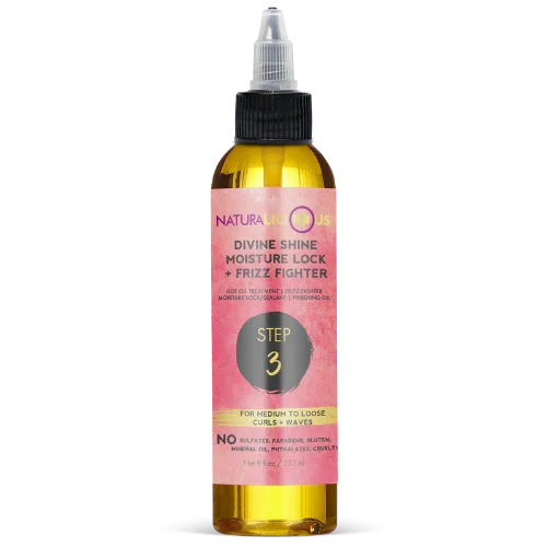 Naturalicious Step 3: Divine Shine Moisture Lock & Frizz Fighter (For Loose Curls)