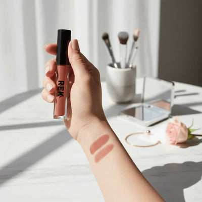 REK Cosmetics Liquid Matte Lipstick Collection – Longwear Creamy Finish - Image 3
