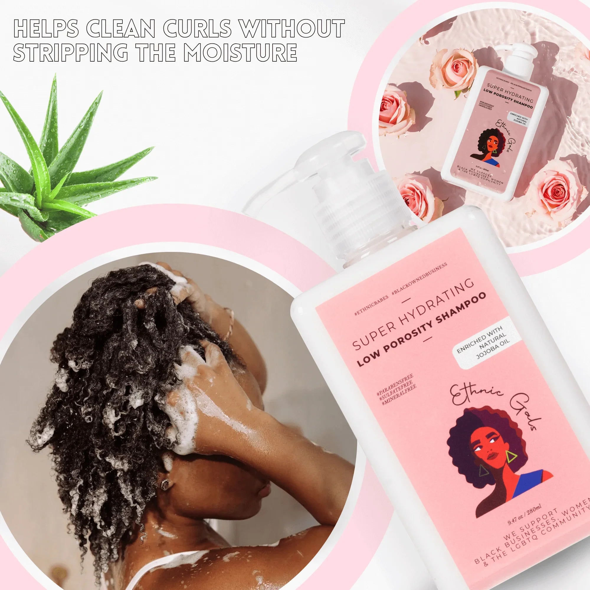 Ethnic Gals Low Porosity Hydrating Shampoo