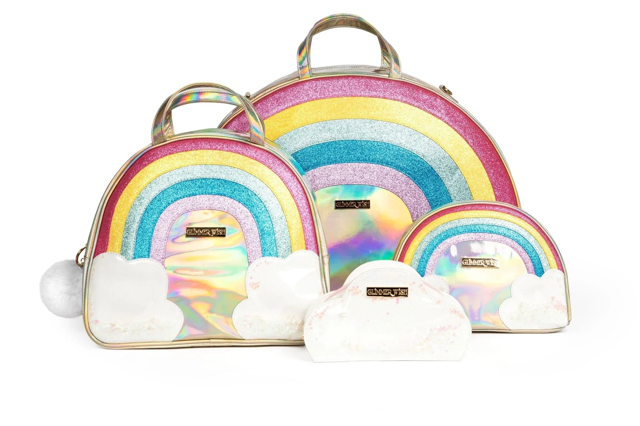 Glimmer Wish Unicorn Rainbow Travel Luggage Set