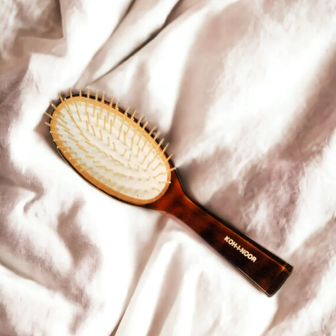 KOH-I-NOOR Jaspè Pneumatic Hair Brush - Synthetic Pins for Thick & Coarse Hair