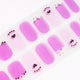 Candied Nails Lavender Heart Gel Nails