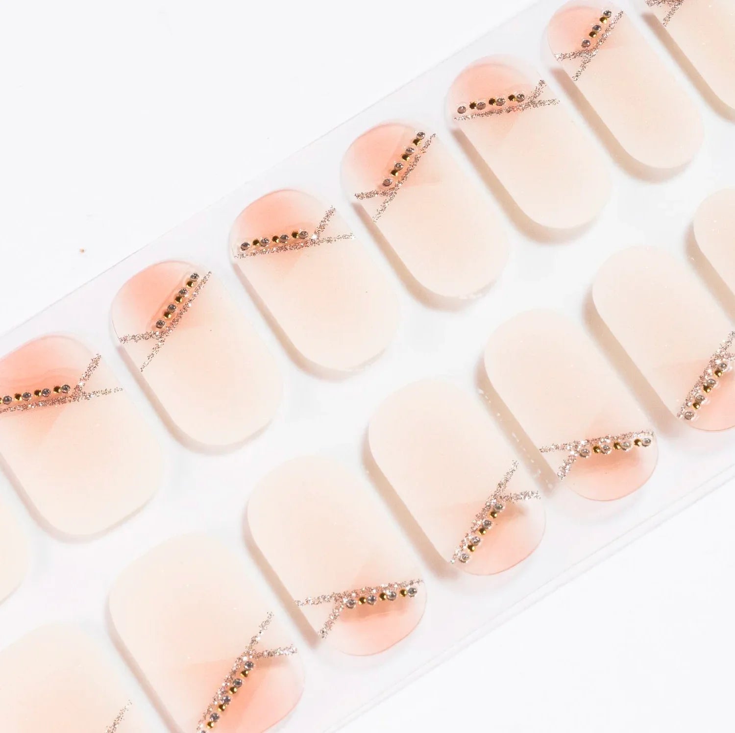 Candied Nails Golden Way Gel Nails