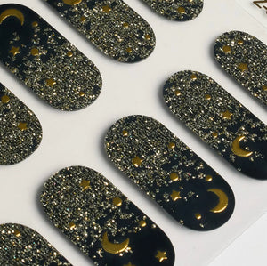 Candied Nails Midnight Sky Gel Nails