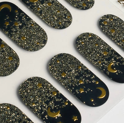 Candied Nails Midnight Sky Gel Nails - Image 1