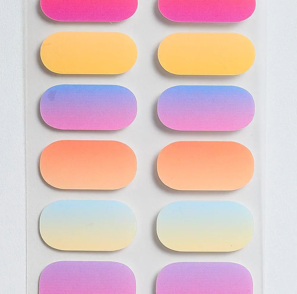 Candied Nails Pop Colors Gel Nails