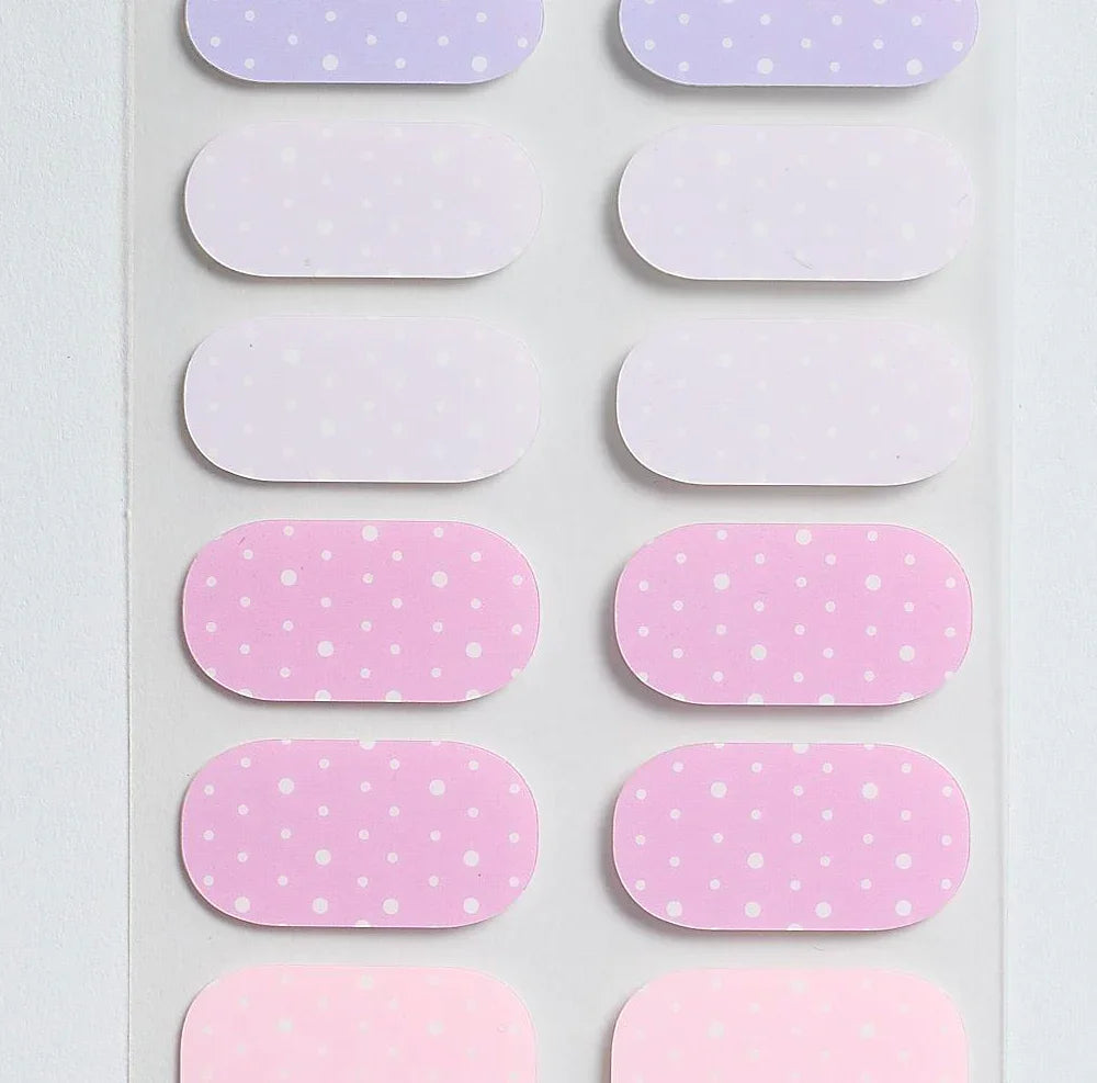 Candied Nails Pinks and Blues Gel Nails
