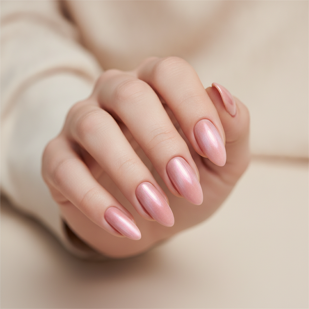 Blush pink velvet cat-eye