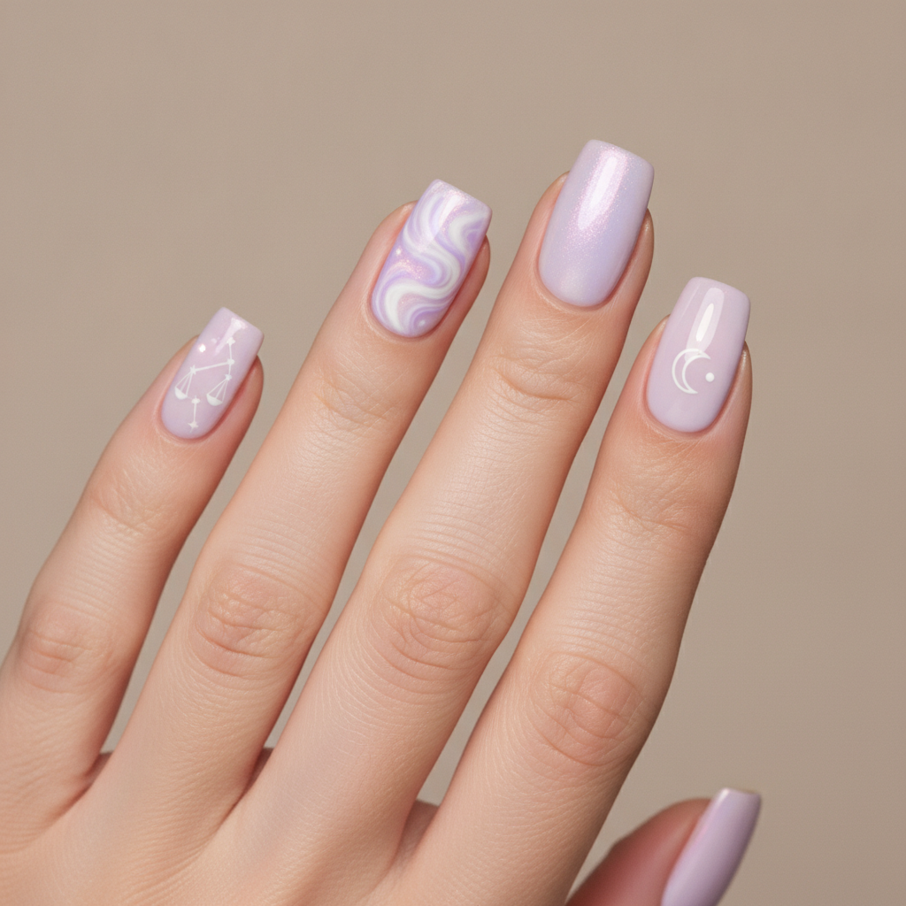 Soft lilac solid gloss