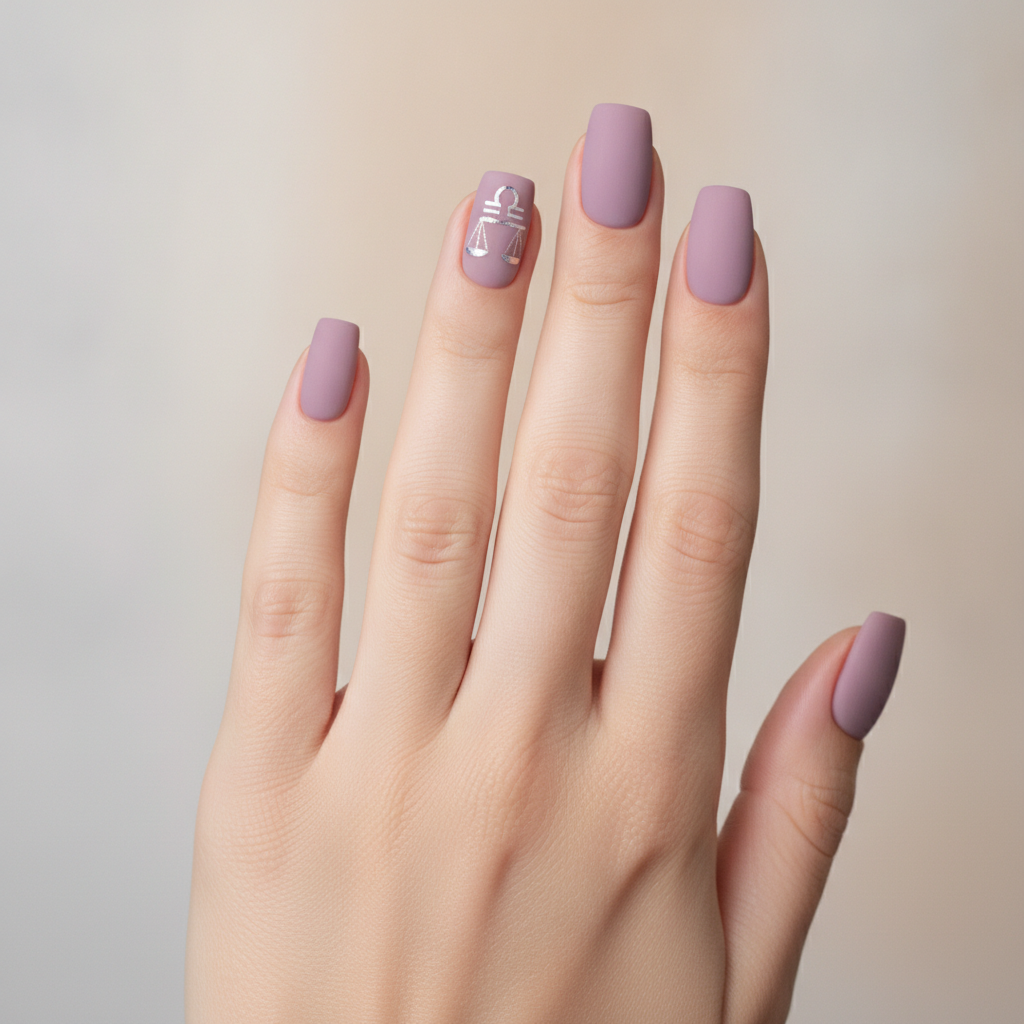 Matte soft lilac solid