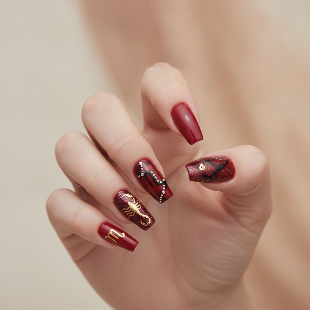 Blood red solid gloss