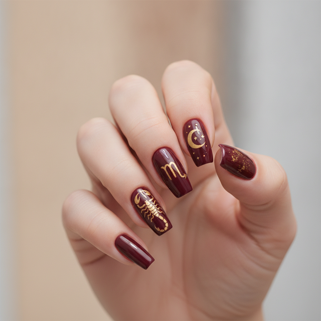 Deep burgundy solid gloss