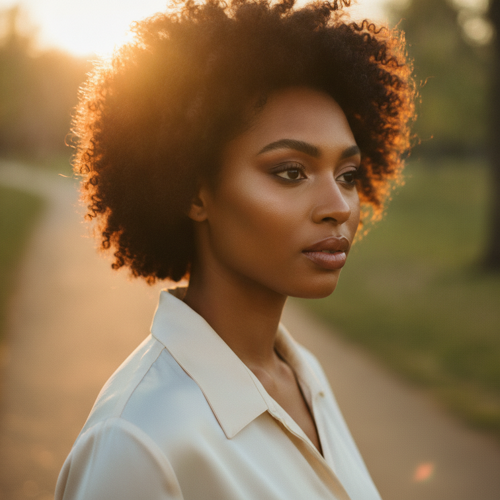 Soft glam for engagement photos