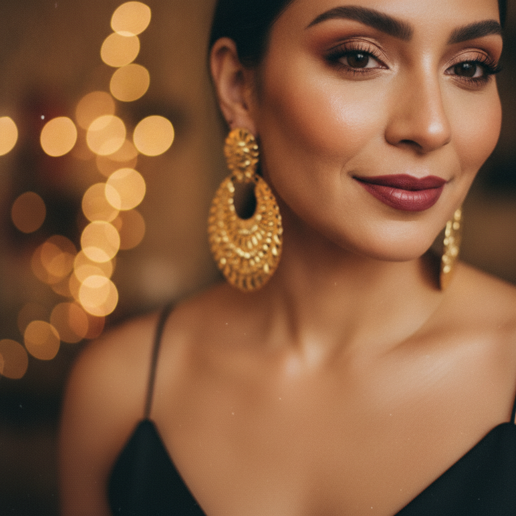 Soft glam + holiday party